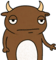 Buwa: face with rolling eyes