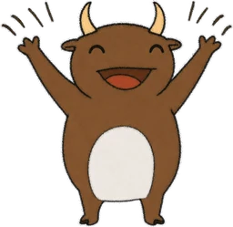 Buwa: person raising both hands in celebration