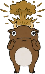 Buwa: shocked face with exploding head
