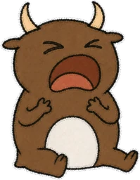 Buwa: tired face